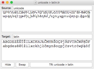 unicode2latin